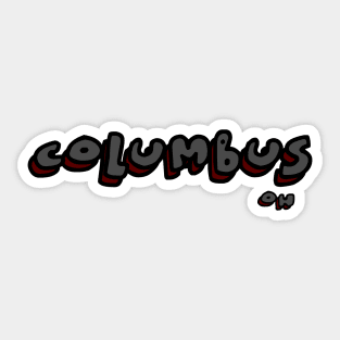 Columbus Sticker